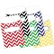 Barker Creek Chevron Nautical Peel & Stick Library Pockets, Multi-Design, 30/Pack 1232 - alternate 1